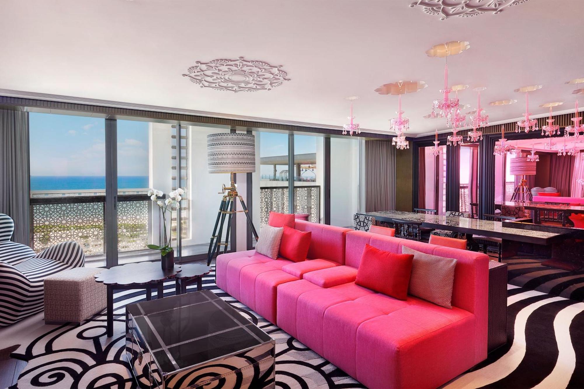 W Muscat Hotel Exterior foto A suite at W South Beach